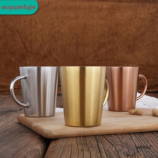 แก้วมักสเตนเลส สําหรับใส่เครื่องดื่ม นม ชา กาแฟ เบียร์ -WYTH2