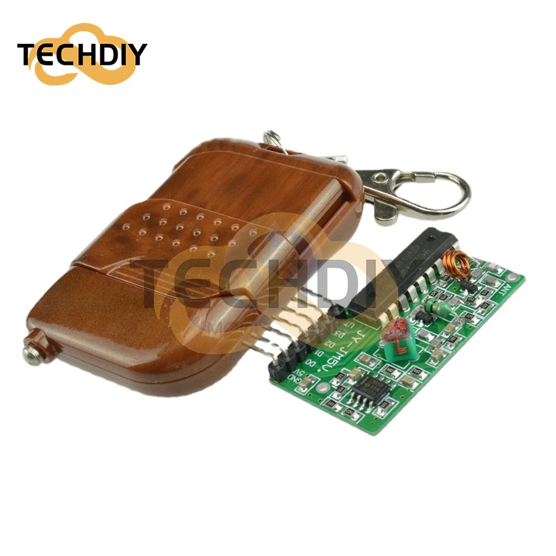 Ic 2262 2272 315Mhz 433MHZ ชุดโมดูลรับสัญญาณรีโมตคอนโทรลไร้สาย 4 CH สําหรับ Arduino