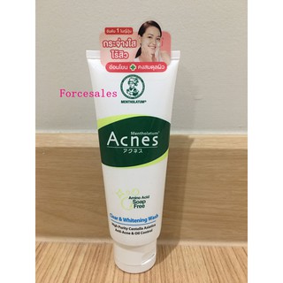 Mentholatum Acnes Clear &amp; Whitening Wash 100g โฟมล้างหน้าเมนโทลาทั่ม แอคเน่ส์เคลียร์ แอนด์ ไวท์เทนนิ่ง วอช 100g