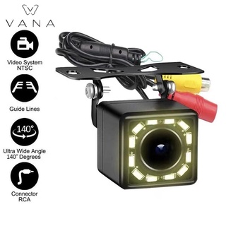 กล้องถอยหลัง 2 LED Night Vision Waterproof รถ กล้องมองหลัง