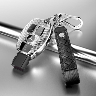 เหมาะสำหรับ Mercedes-Benz car key cover C200L key case E260LCLA220 หญิง GLA200 shell GLC260l หัวเข็มขัด