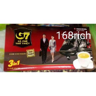 (5 กล่อง) กาแฟ 3in1 G7 กาแฟ เวียดนาม กาแฟยอดนิยม และมีชื่อเสียงเป็นที่ยอมรับในหมู่คอกาแฟ บรรจุ 21 ซอง