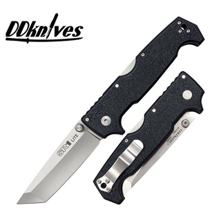 มีดพับ Cold Steel SR1 Lite Folding Knife 8Cr14MoV Tanto Blade, Griv-Ex Handles (62K1A)