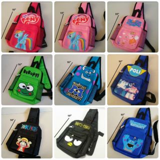 เป้สะพายเฉียง กระเป๋าคาดอก Shoulder bag ลาย โดราเอม่อน Doraemon ขนาด 6x10x3 นิ้ว