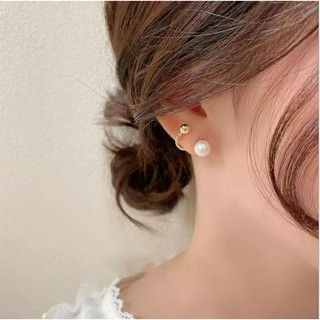 ต่างหูมุก • Pearl Spiral Earrings