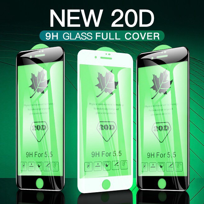 กระจกนิรภัย 20D iP 17 Air 16 15 14 Plus 13 12 Mini Pro Max XS Max XS XR X