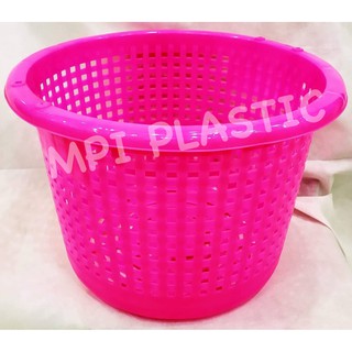 1.5Kg. ตะกร้าพลาสติกใส่ปลา เกรดAAA หลัวปลา ตะกร้าใส่ปลา หลัวพลาสติก เข่งใส่ปลา ตะกร้าใส่ผ้า ตราศร