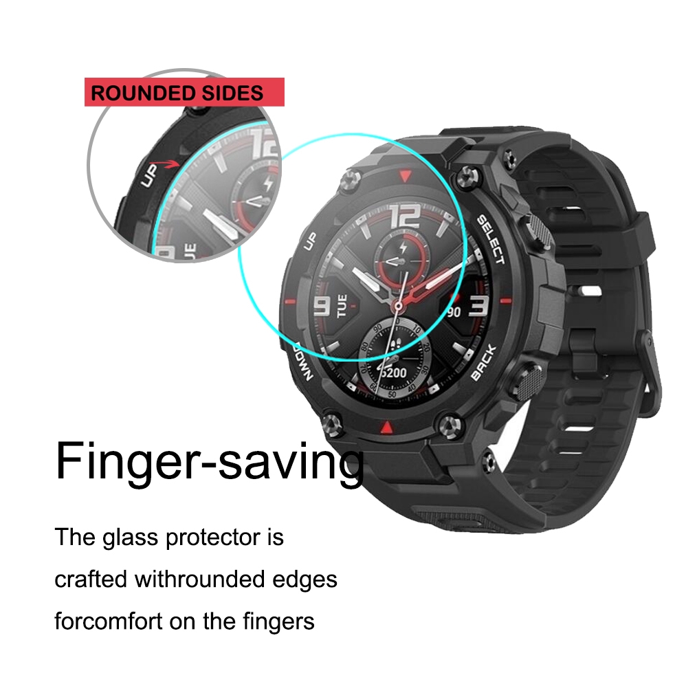 ตัวป้องกันหน้าจอ กระจกนิรภัย สำหรับ Huami Amazfit T-Rex Pro
