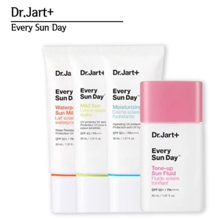 แพ็คเก๊ตใหม่ (พร้อมส่ง) ***ของแท้ Dr.Jart+ Every Sun Day Sun Fluid SPF50+ // PA+++ 30ml กันแดด สูตรน้ำนม ดร.จาร์ท