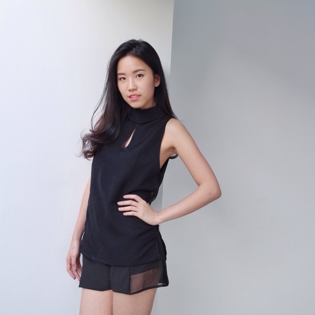 Heartmade top (Black)