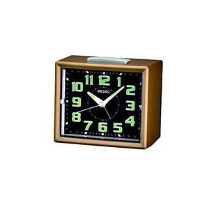 Seiko Analog Quartz Table Clock QHK024G - Brown