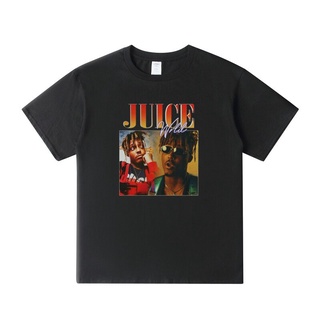 คอลูกเรือใหม่ เสื้อยืดลําลอง แขนสั้น พิมพ์ลาย Rap Juice Wrld J Cole A Tribe Called Quest Rapper สไตล์วินเทจ ยุค 90s สําห