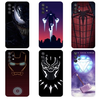 เคส ซัมซุง Samsung Galaxy A32 A52 A72 4G 5G A52S Case การ์ตูน Spider man เคสซิลิโคน Soft TPU โทรศัพท์มือถือ Back เคส