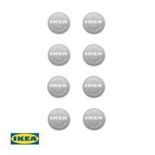 IKEA แบตเตอร์รี่ลิเทียม PLATTBOJ CR2032 3V มี 8 ชิ้น