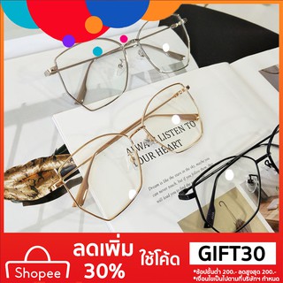 【แว่นตาแว่นกรองแสงผู้หญิง/ผู้ชาย】Korean Design Retro Metal Frame Eyeglasses Women/Men