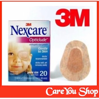 3M Nexcare Opticlude orthoptic eye patch  ที่ปิดตา กล่องละ 20 ชิ้น ขนาด 6.4x4.6 cm