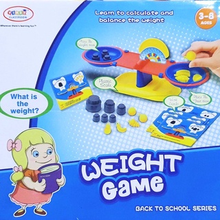 T.P. TOYS CLASSROOM WEIGHT GAME Series (น้ำเงิน) เกมส์ชั่งน้ำหนัก ฝึกทักษะและการเรียนรู้