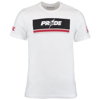 เสื้อยืดแขนสั้น พิมพ์ลายศิลปะการต่อสู้ Mma UFC Reebok PRIDE สีขาว สําหรับผู้ชาย