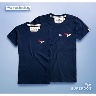 rudedog เสื้อยืด รุ่น minisuperdog งานปัก ของแท้ ผู้หญิง