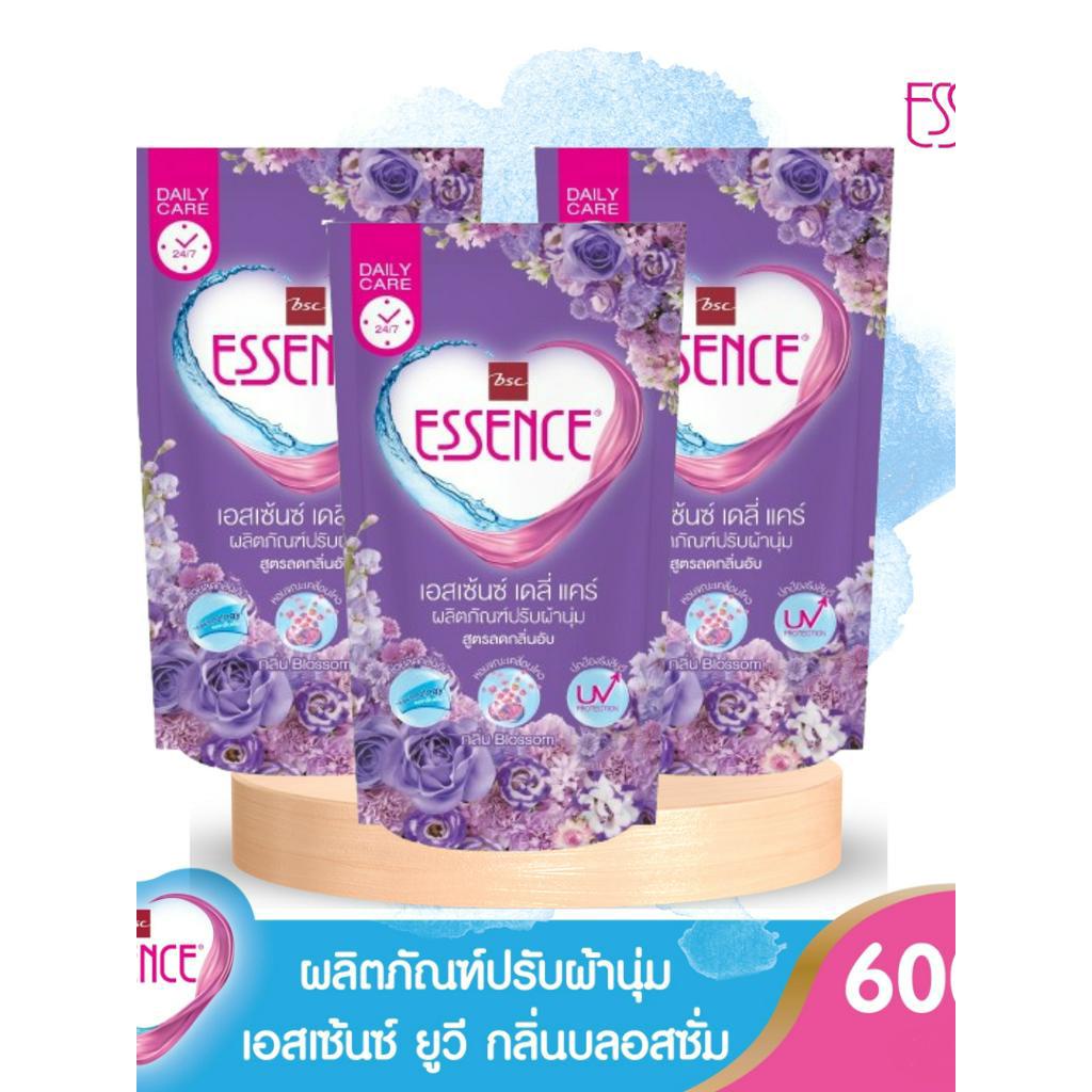 Essence ผลิตภัณฑ์ปรับผ้านุ่มเอสเซ้นซ์ เมจิคอล เซนท์ กลิ่นบลอสซั่ม 600 มล. (1 แพ็ค 3 ชิ้น)