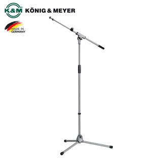 K&amp;M® 21080 Microphone Stand »Soft-Touch« ขาตั้งไมค์ ขาตั้งไมโครโฟน ปรับสูงได้ 92.5 - 163 ซม. ปรับความยาวแขนบูมได้ พับเก็บได้ (Model: 21080-500-87) ** Made in Germany **