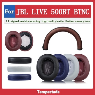 Tempestade เคสหนัง ป้องกันหูฟัง สําหรับ JBL LIVE 500BT 500BTNC