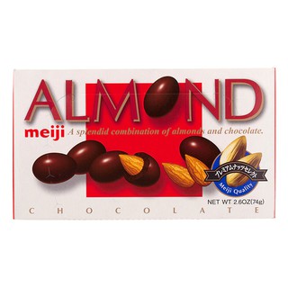 เมจิช็อกโกแลตอัลมอนด์ 74กรัม Meiji Chocolate Almond 74g.