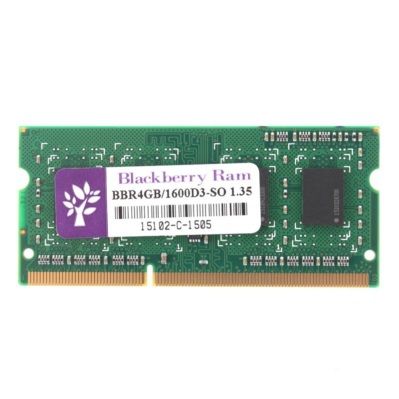 Blackberry RAM(แรมโน้ทบุ๊ค) DDR3L- 4GB/1600 NoteBook  (8 Chip)