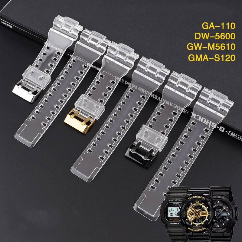 สายนาฬิกาข้อมือ แบบใส สําหรับ Casio G-SHOCK GAX-100 GW-8900 GLS-100 GA100 GA 110 120 150 200 300 400 700 GD100 110 120