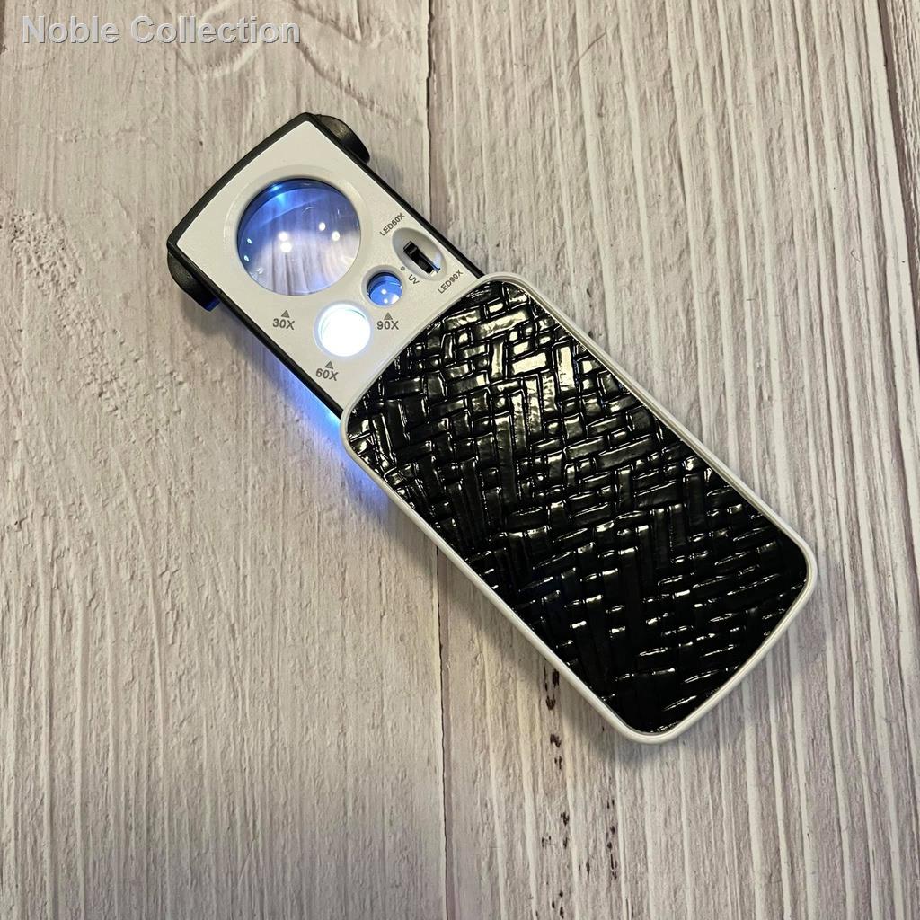 ☢▪❀✜กล้องส่อง3เลนส์ กล้องส่องพระ ส่องเพชร 30x 60x 90x พร้อมไฟ LED กล้องพระ แว่นส่องพระ ส่องพระ1