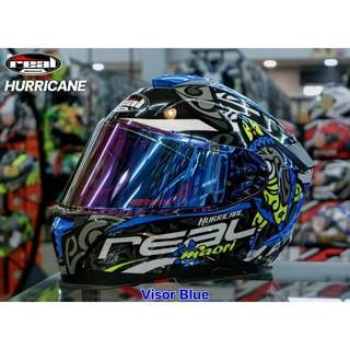 ชิลด์หมวกกันน็อค Real Hurricane สีใส / สีปรอท  ส่งไว!!!!