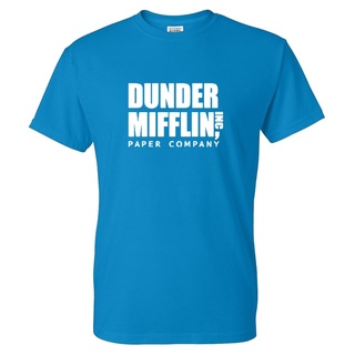 เสื้อยืดครอปเสื้อยืดลําลอง แขนสั้น พิมพ์ลาย Dunder Mifflin สไตล์วินเทจ สําหรับผู้ชาย และผู้หญิง 2022S-5XL