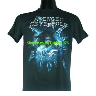 เสื้อยืดโอเวอร์ไซส์เสื้อวง Avenged Sevenfold เสื้อวงดนตรีต่างประเทศ เสื้อวินเทจ อะเว็นจด์เซเวนโฟ์ A7X A7x1400S-3XL