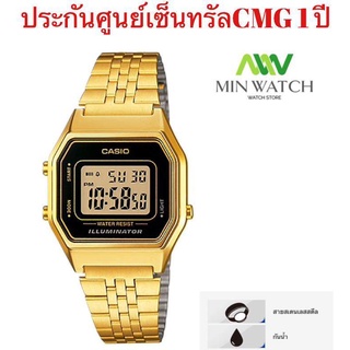 นาฬิกา รุ่น LA680WGA Casio นาฬิกาผู้หญิง สายสแตนเลส รุ่น LA680WGA-9D  LA680WGA-1 LA680WGA-1B LA680WGA-9Bกันน้ำ 100M