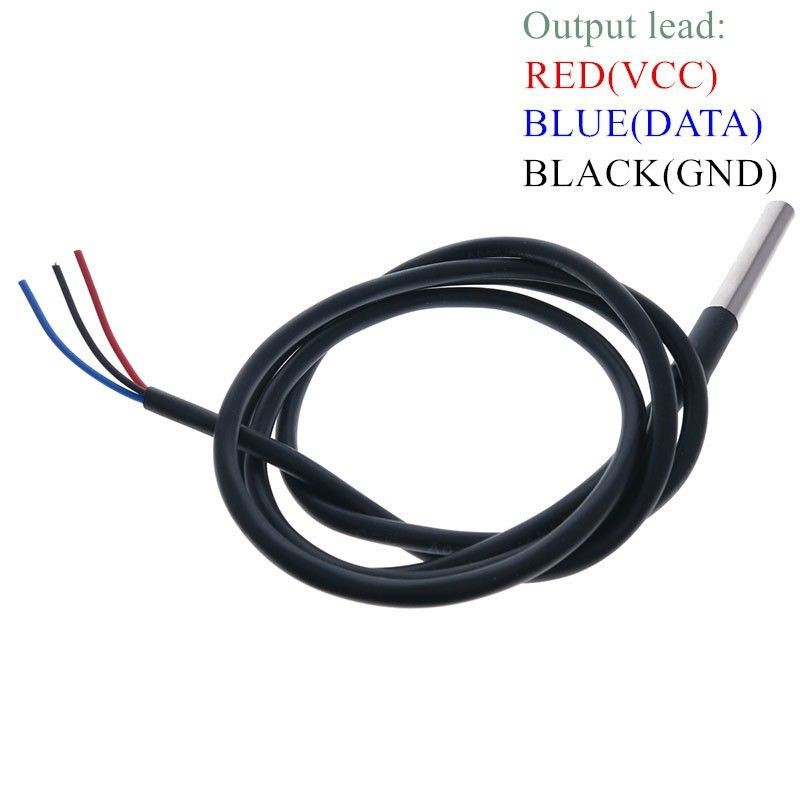 2M DS18B20 Stainless steel package 2 meters waterproof DS18b20