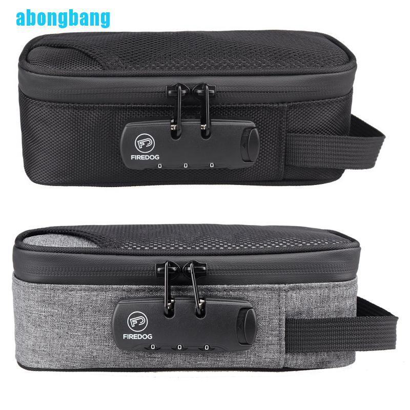 Abongbang กระเป๋าเก็บของคาร์บอน กันกลิ่น พร้อมตัวล็อก