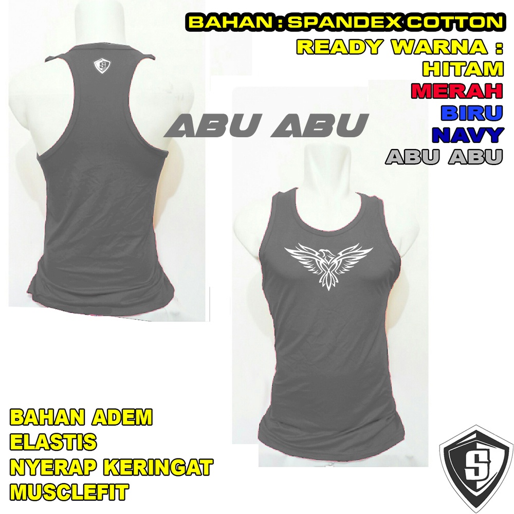 Garuda Gym Fitness เสื้อกล้าม Bodyfit Fitness Tanktop