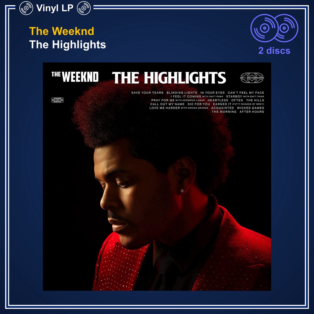 [แผ่นเสียง Vinyl LP] The Weeknd - The Highlights [ใหม่และซีล SS]