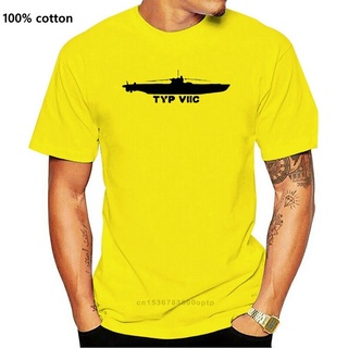 แขนสั้นcrew neckขายดี เสื้อยืดลําลอง แขนสั้น คอกลม พิมพ์ลาย U-Boot Typ Viic Wh Unterseebot Marine U Boot Wappen Abzeiche