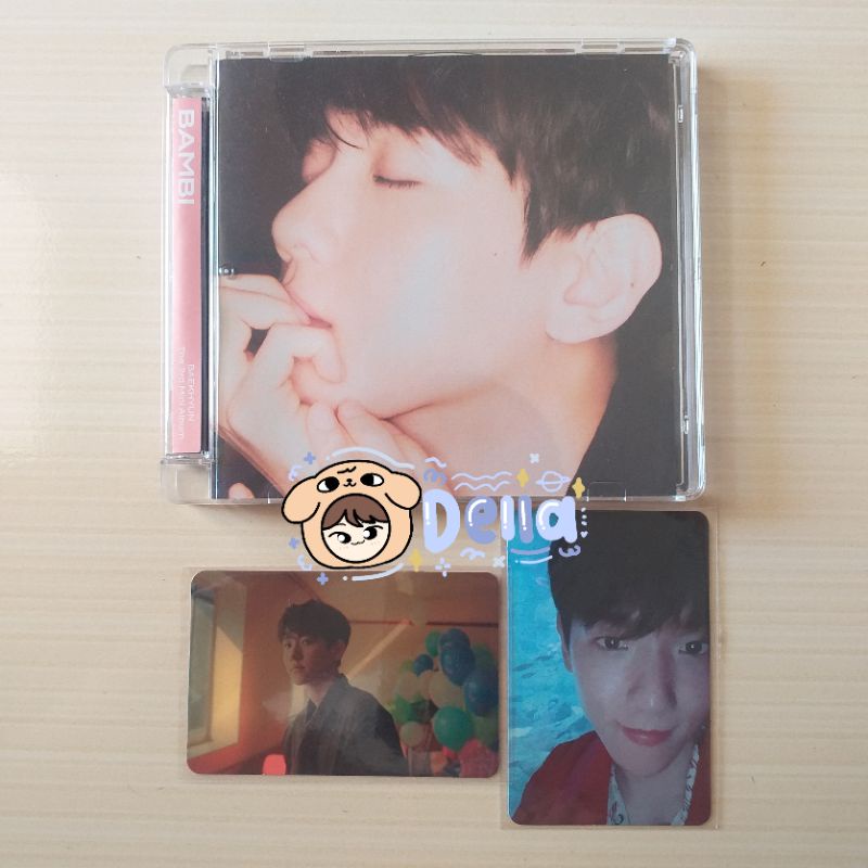 ALBUM JEWEL CASE BAMBI BAEKHYUN FULLSET UNSEAGLED