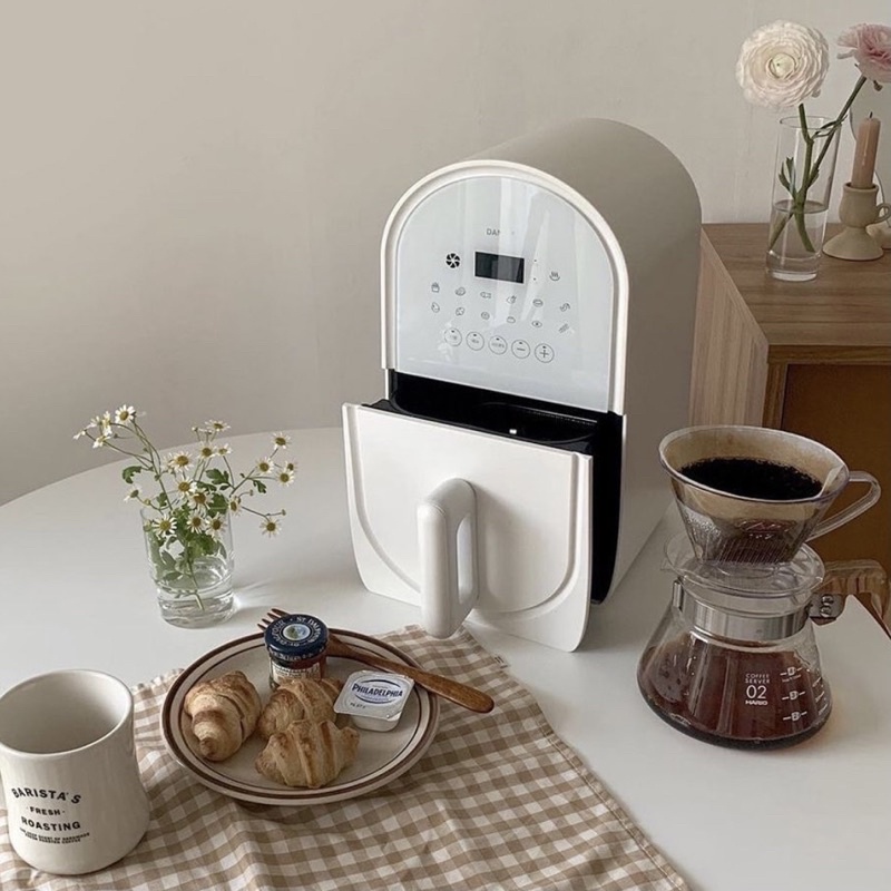 ❣️ชมพู พร้อมส่ง❣️[คู่มือไทย] [Danmi] Digital Air Fryer 3L / หม้อทอดไร้น้ำมัน มินิมอล 🇰🇷