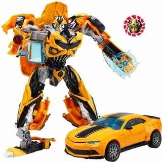 Transforming Toys King Kong 4 Alloy Edition Cool Transforming Treasure Bumblebee Camaro Car Robot Model