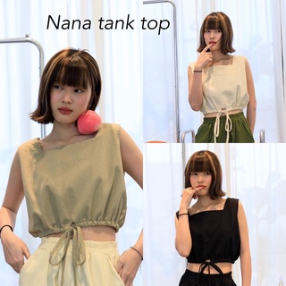 MUSSROOM Nana tank top เสื้อครอปคอเหลี่ยม