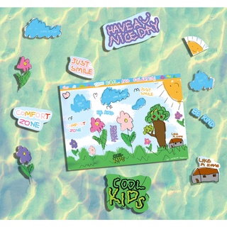 sticker coolkids สติกเกอร์ตกแต่งสีสันสดใส