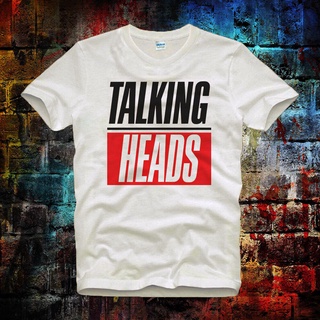 ใหม่ เสื้อยืดลําลอง แขนสั้น พิมพ์ลาย Talking Heads สไตล์วินเทจย้อนยุค สําหรับผู้ชาย 2022 DIY