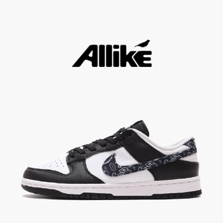 Alllike - NIKE DUNK LOW BLACK PAISLEY cashew flower amoeba sneakers DH4401 100