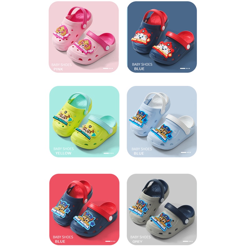 paw patrol รองเท้าแตะเด็ก รองเท้าแตะ EVA ลายการ์ตูน กันลื่น เหมาะกับเดินชายหาด แฟชั่นฤดูร้อน สําหรับเด็กผู้ชาย และผู้หญิง