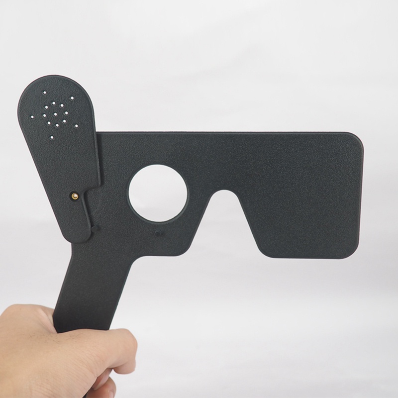 Lorgnette 17 Pinhole พลาสติกสีดําทดสอบวิสัยทัศน์ตา รูปที่ 2