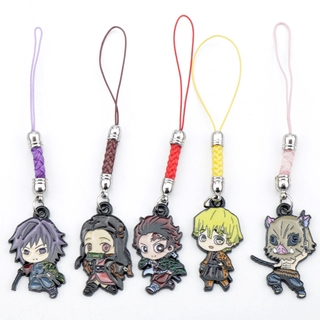 พร้อมส่ง พวงกุญแจ จี้ห้อยโทรศัพท์มือถือ ลายการ์ตูนอนิเมะ Demon Slayer Tanjirou Nezuko Tomioka Yoshiyuki