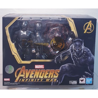 SH BLACK PANTER &amp; TAMASHII EFFECT ROCK 2018 INFINITY WAR แท้มือ 1